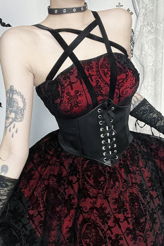 Gothic Strappy Dress