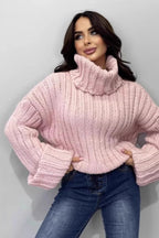 Roll-Neck Relaxed-Fit Sweater