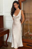 Bodycon Sleeveless Maxi Dress with Lace Details