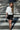 Satin Lace Elastic-Waist Mini Skirt Secondary image