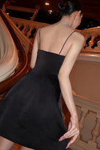 Strappy Dress with Lace Trim