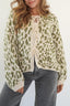Striped Cardigan with Embroidery