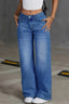 Fitted Washed Jeans