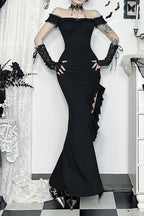 Gothic Dress with Lace Details