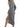 Fitted Slit-Detail Long-Sleeve Dress with a Round Neck Secondary image