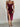 Velvet Fitted Strappy Dress with a Split Detail Secondary image