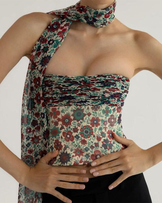 Strapless Retro Top Main image