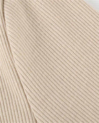 Ribbed Bodycon Dress with a Square Neck