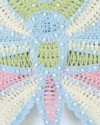 Crochet Strappy Cami Top with Butterfly Details