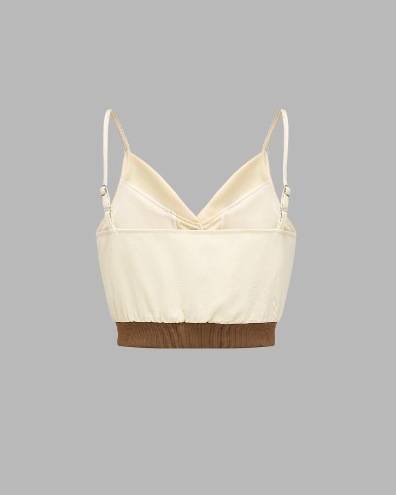 Strappy Cropped Cami Top