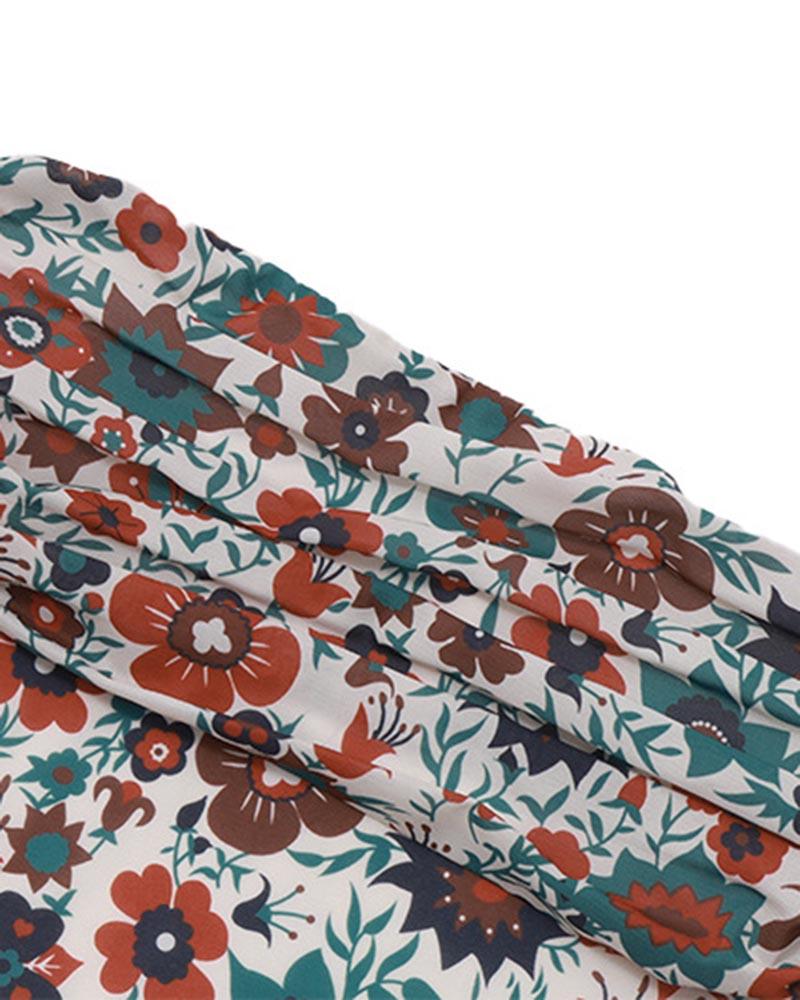 Strapless Retro Top