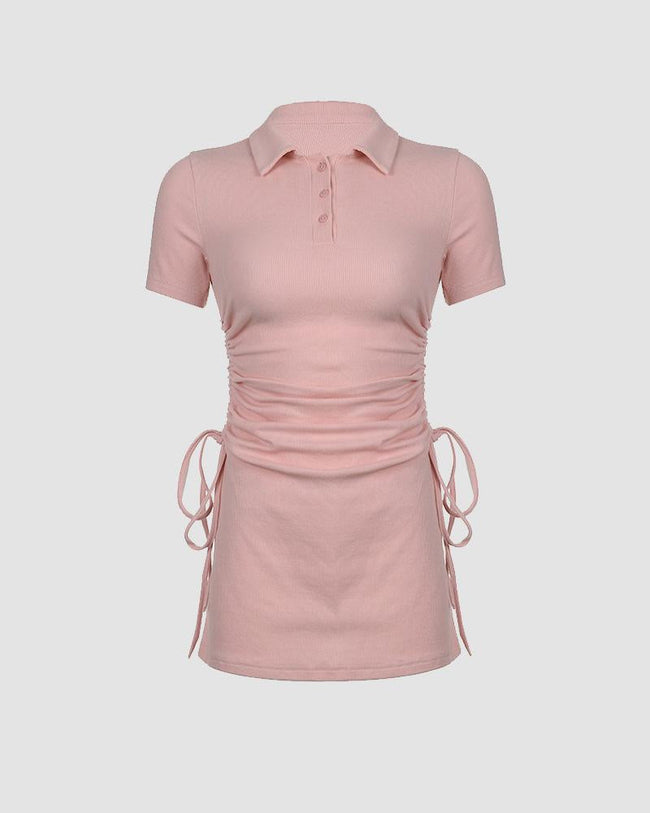 Bodycon Dress with Ruched Details Main image
