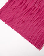 Bandage-Style Short-Sleeve Dress with Ruffle Details
