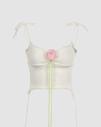 Crochet Strappy Cami Top