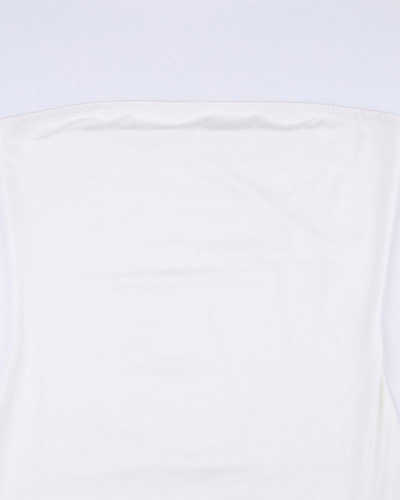 Strapless Asymmetric Dress