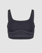Ribbed Cropped Sleeveless Top