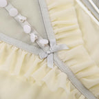 Strappy Open-Back Ruffled Cami Top