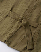 Button-Detail Sleeveless Vest