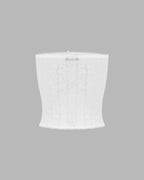 Strapless Graphic Top