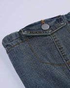 Denim Strapless Mini Dress