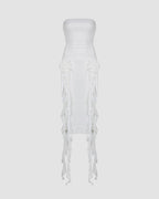 Strapless Asymmetric Dress
