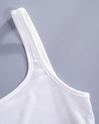 Ribbed Cropped Sleeveless Top