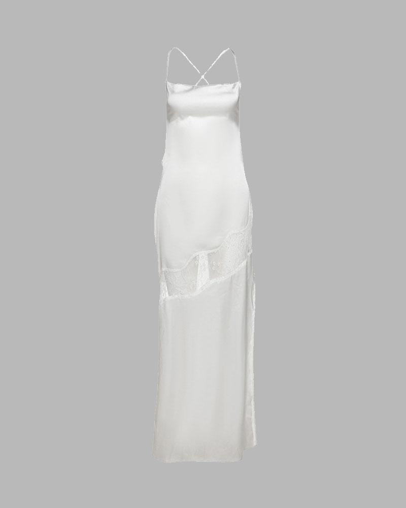 Strappy Dress with Lace Details