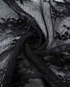 Lace Bandeau Draped Top
