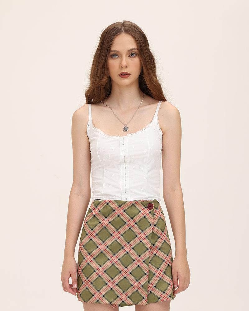 Strappy Sleeveless Cami Top with Ruched Details