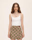 Strappy Sleeveless Cami Top with Ruched Details