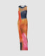 Ombré Maxi Dress with a Split Detail