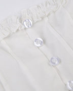 Slit-Detail Corset Top