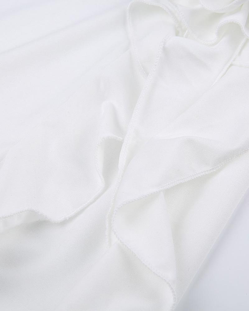 Strapless Asymmetric Dress