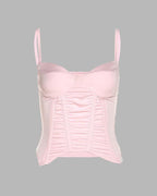 Corset-Style Strappy Cami Top