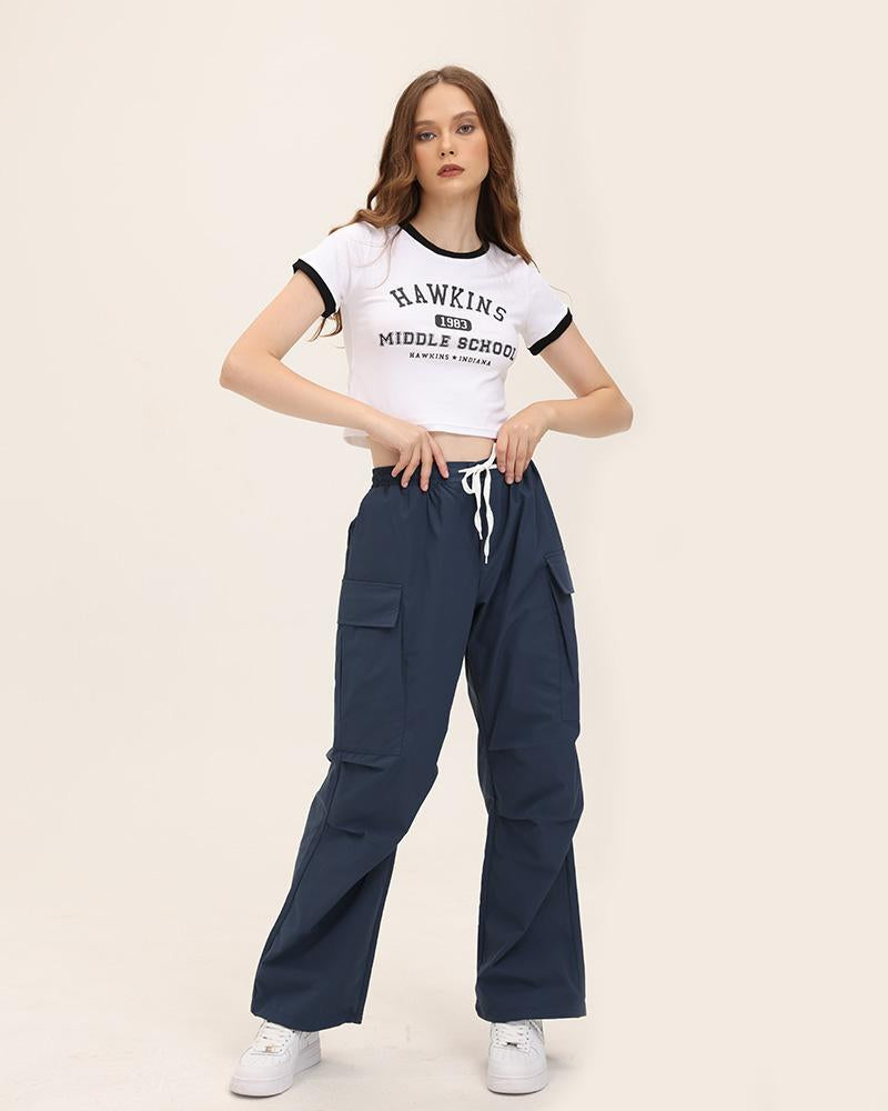 T-Shirt with Lettering Details