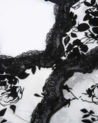 Floral Lace Strappy Cami Top