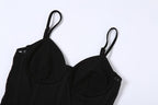 Strappy Ruffled Mesh Mini Dress with Ruched Details