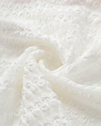 Lace Strapless Top with Ruffle Details