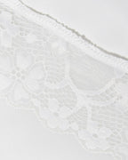Lace Short-Sleeve Mini Dress with a Sweetheart Neck