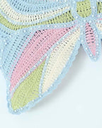 Crochet Strappy Cami Top with Butterfly Details