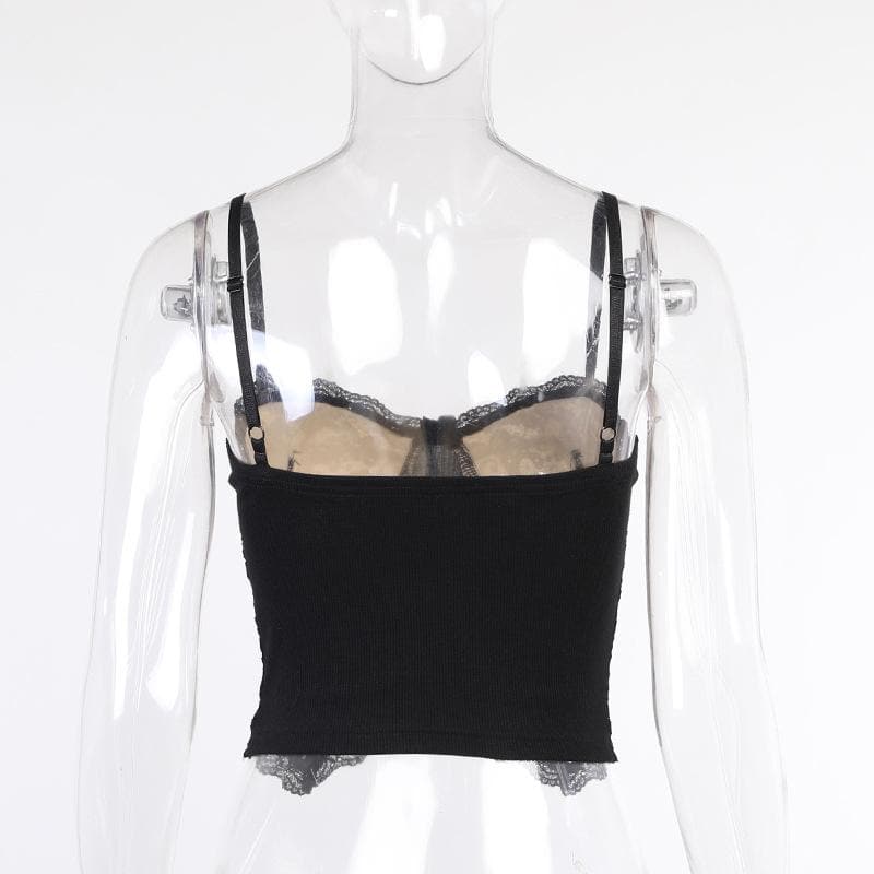 Strappy Lace Cami Top