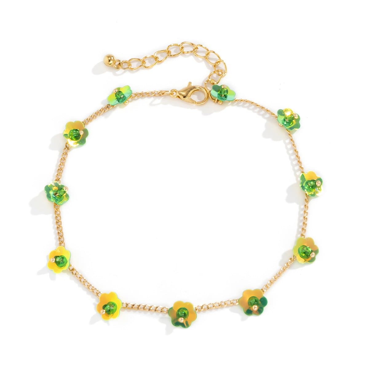 Chain-Detail Anklet