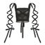 Bandage mesh see-through lace up tube top - Halibuy