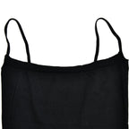 Square-Neck Strappy Open-Back Maxi Dress with a Split Detail