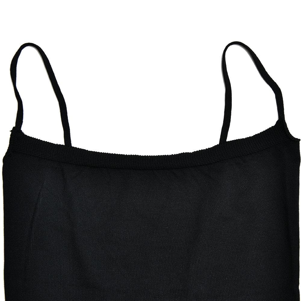 Square-Neck Strappy Open-Back Maxi Dress with a Split Detail