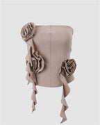 Sleeveless Strapless Top