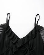 Strappy Asymmetric Maxi Dress