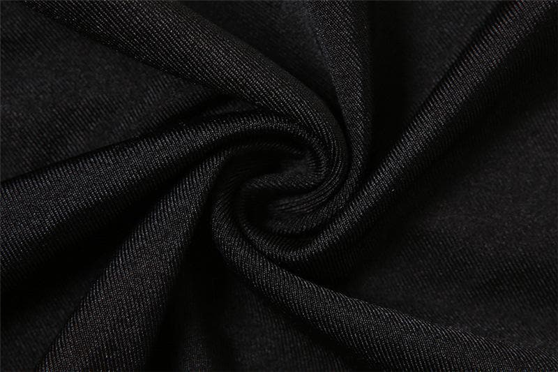 Strapless Contrast-Detail Sleeveless Co-Ord Set with an Open Back