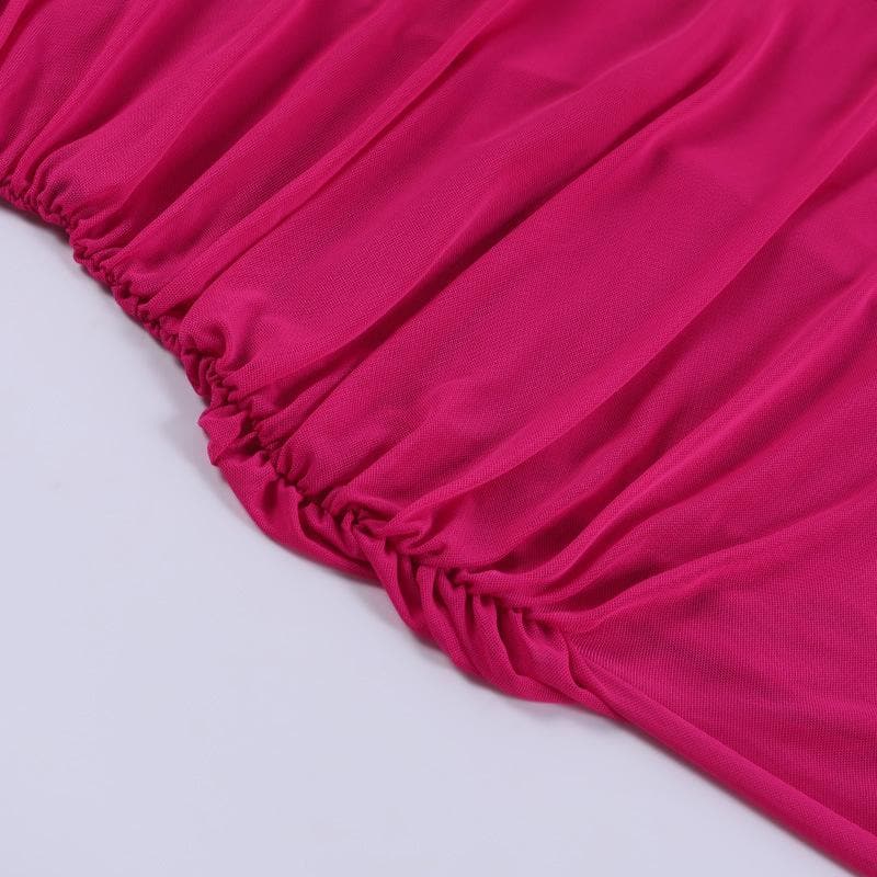 Square-Neck Strappy Open-Back Midi Dress