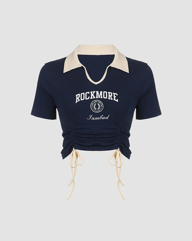 Cropped Collared Top Main image